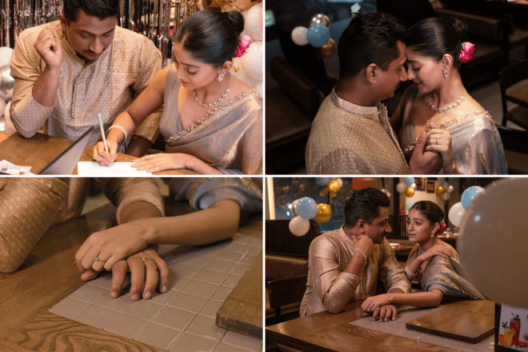 ছিমছাম আয়োজনে আইনি বিয়ে সারলেন দীপান্বিতা। করলেন আংটি বদলও। বিয়ের মেনুতে ছিল…..