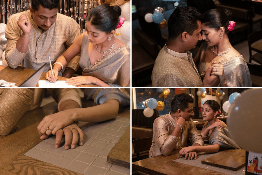 ছিমছাম আয়োজনে আইনি বিয়ে সারলেন দীপান্বিতা। করলেন আংটি বদলও। বিয়ের মেনুতে ছিল…..